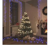 vidaXL Guirlande LED avec 150 LED Décoration de Vacances Ornement de Noël de Patio Décoration de Fête Jardin Extérieur Bleu 343200