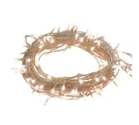 vidaXL Guirlande LED avec 150 LED Guirlande Lumineuse Décoration de Fête Ornement de Noël Salle de Séjour Intérieur Blanc Chaud 15 m PVC