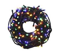 vidaXL Guirlande LED avec 150 LED Guirlande Lumineuse Décoration de Fête Ornement de Noël Salle de Séjour Intérieur Multicolore 15 m PVC