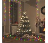 vidaXL Guirlande LED avec 150 LED Guirlande Lumineuse Décoration de Fête Ornement de Noël Salle de Séjour Intérieur 343201