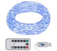 vidaXL Guirlande LED avec 300 LED Bleu 30 m