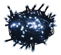 vidaXL Guirlande LED avec 300 LED Guirlande Lumineuse Décoration de Fête Ornement de Noël Salle de Séjour Intérieur Blanc Froid 30 m PVC