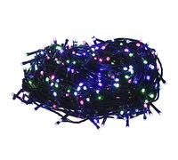 vidaXL Guirlande LED avec 400 LED Guirlande Lumineuse Décoration de Fête Ornement de Noël Salle de Séjour Intérieur Multicolore Pastel 40 m PVC