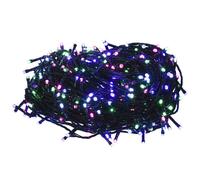 vidaXL Guirlande LED avec 600 LED Multicolore pastel 60 m PVC