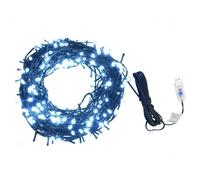 vidaXL Guirlande Lumineuse 400 LED 40 m Blanc Froid Éclairage Décoratif 50693
