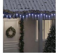 vidaXL Guirlande Lumineuse à Glaçons Noël 200 LED, Éclairage de Noël, Lumières de Stalactite Glaçons, Décoration de Jardin 356228