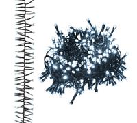 Vidaxl Guirlande Lumineuse À Led Groupées 400led Blanc Froid 7,4 M Pvc