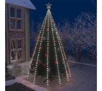 vidaXL Guirlande lumineuse avec 500 LED Blanc froid 500 cm Int/Ext Blanc