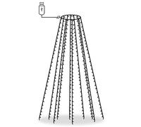 vidaXL Guirlande lumineuse d'arbre de Noël 300 LED Blanc froid 300 cm