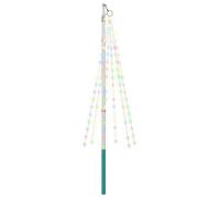 vidaXL Guirlande Lumineuse de Sapin de Noël avec Piquet et mât 180 cm