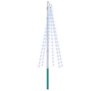 vidaXL Guirlande Lumineuse de Sapin de Noël avec Piquet et mât 180 cm
