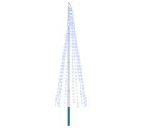vidaXL Guirlande Lumineuse de Sapin de Noël avec Piquet et mât 300 cm