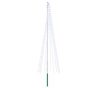 vidaXL Guirlande Lumineuse de Sapin de Noël avec Piquet et mât 300 cm