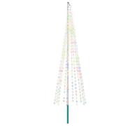 vidaXL Guirlande Lumineuse de Sapin de Noël avec Piquet et mât 300 cm