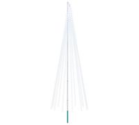 vidaXL Guirlande Lumineuse de Sapin de Noël avec Piquet et mât 500 cm