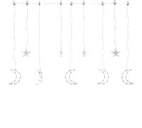 Guirlande Lumineuse Etoile et Lune avec Télécommande 138 LED Décoration vidaXL