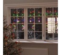 vidaXL Guirlande Lumineuse Etoile et Lune avec Télécommande Décoration de Noël Ornement de Noël Mariage Salon Intérieur 138 328797 Multicolore G