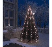 vidaXL Guirlande Lumineuse Filet d'Arbre de Noël 250 LED Lumière de Décoration Sapin de Noel Salon Maison Intérieur Jardin Extérieur 250 cm G