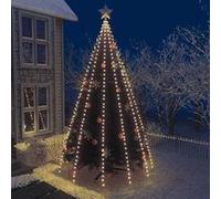 vidaXL Guirlande Lumineuse Filet d'Arbre de Noël Lumière de Décoration Sapin de Noel Salon Maison Intérieur Jardin Extérieur 51283 Or G