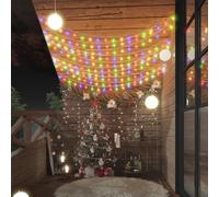 Guirlande de Noël vidaXL Guirlande lumineuse globe 20 m 200 LED coloré 8 fonctions