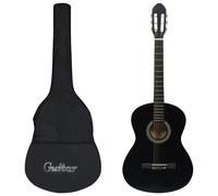 Vidaxl Guitare Classique Avec Sac Pour Débutants Noir 4/4 39"-Syma