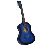 vidaXL Guitare classique de débutants et enfants Bleu 3-4 36""
