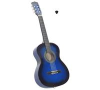 vidaXL Guitare classique de débutants et enfants instrument d'apprentissage Bleu 3/4 36"