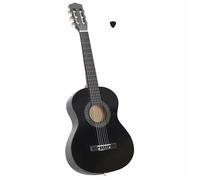 vidaXL Guitare classique de débutants et enfants Noir 1/2 34 Noir
