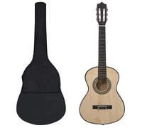 vidaXL Guitare classique pour débutants et enfants 1/2 34"" Tilleul