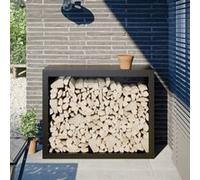 vidaXL Haardhoutrek 100x40x80 cm staal zwart850975 G