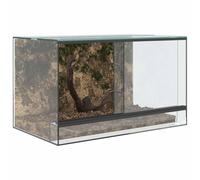 Terrarium en verre pour reptiles - vidaXL - 50x30x30 cm - Blanc - Vision à 360 degrés - Bonne ventilation