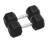 vidaXL Haltères en fonte 2 pièces 20 kg
