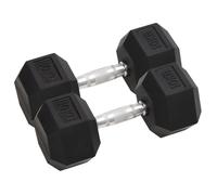 vidaXL Haltères en fonte 2 pièces 20 kg