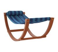 Vidaxl Hamac À Bascule Pour Enfants Rayure Bleue Tissu Bleu
