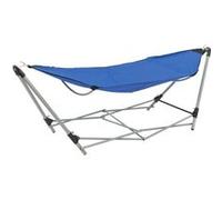 vidaXL Hamac avec support pliable Bleu Bleu G