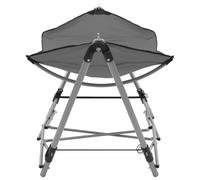 Vidaxl Hamac Avec Support Pliable Gris