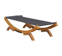 Vidaxl Lit De Repos Extérieur 100x188,5x44 Cm Bois Courbé Anthracite Gris