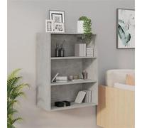 vidaXL Hangkast 69,5x32,5x90 cm betongrijs812316 Gris G