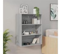 Hangkast 69,5x32,5x90 cm grijs sonoma eikenkleurig817400