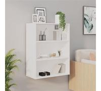 vidaXL Armoire murale suspendue 812312 Blanc 69,5 x 32,5 x 90 cm