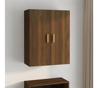 Vidaxl Armoire Murale Suspendue Chêne Marron 69,5x34x90 Cm Multicolore