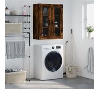 Vidaxl Armoire Murale Chêne Fumé 69,5x34x90 Cm Multicolore