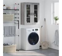 Hangkast 69,5x34x90 cm grijs sonoma eikenkleurig828498