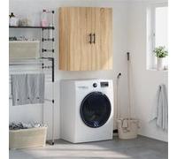 vidaXL Armoire murale 828447, Chêne Sonoma 69,5x34x90 cm, bois d'ingénierie, moderne, suspendue