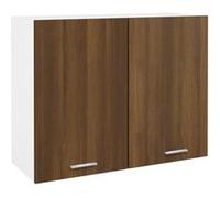 Vidaxl Armoire Suspendue Chêne Marron 80x31x60 Cm Bois D'ingénierie Marron