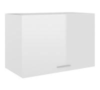 Vidaxl Armoire Suspendue Blanc Brillant 60x31x40 Cm Aggloméré