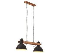 Vidaxl Lampe Suspendue Industrielle 25 W Noir 109 Cm E27