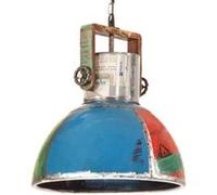 Vidaxl Lampe Suspendue Industrielle 25 W Multicolore Ronde 40 Cm E27