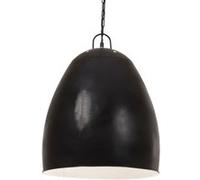 Vidaxl Lampe Suspendue Industrielle 25 W Noir Rond 42 Cm E27 Noir