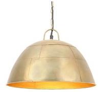Hanglamp industrieel vintage rond 25 W E27 41 cm messingkleurig320542